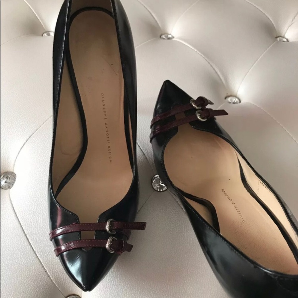 Giuseppe Zanotti Design Black Patent Heels 39/9 - Picture 2 of 8